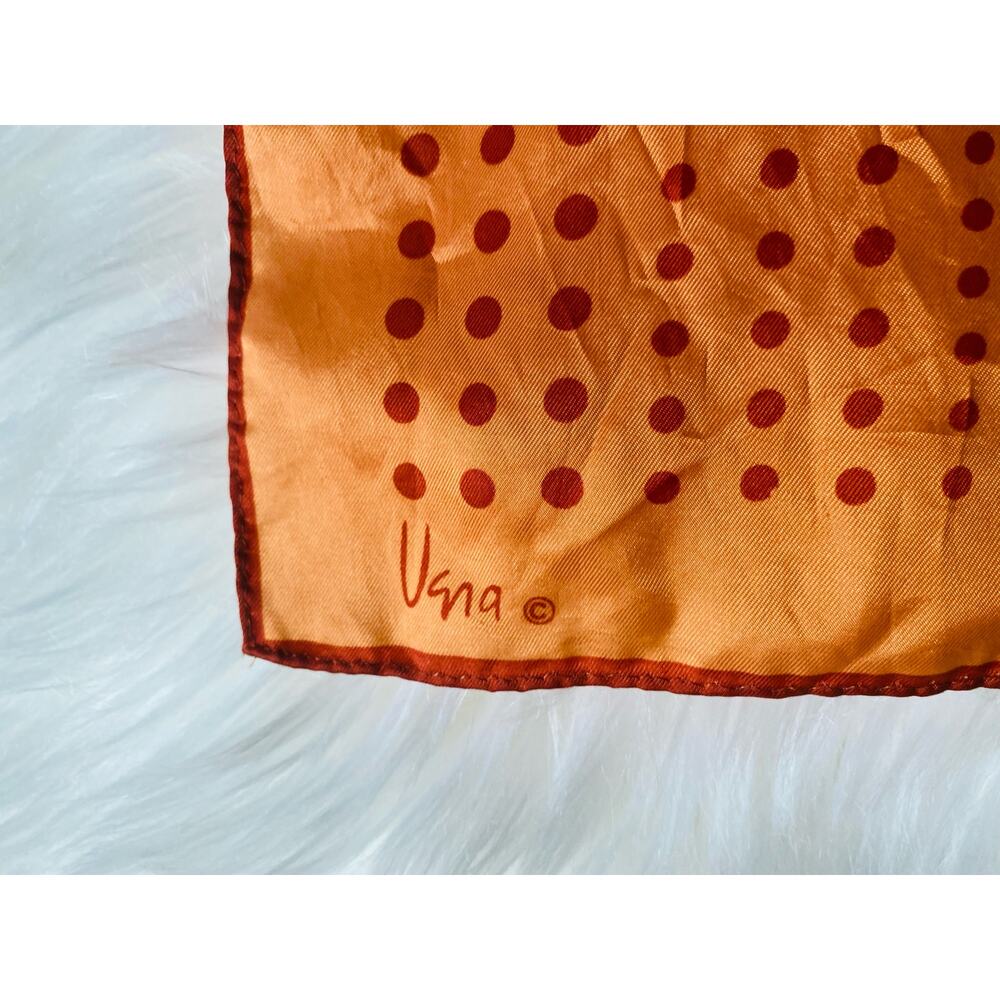 Vintage Vera Neumann Long Rectangular Orange And … - image 5